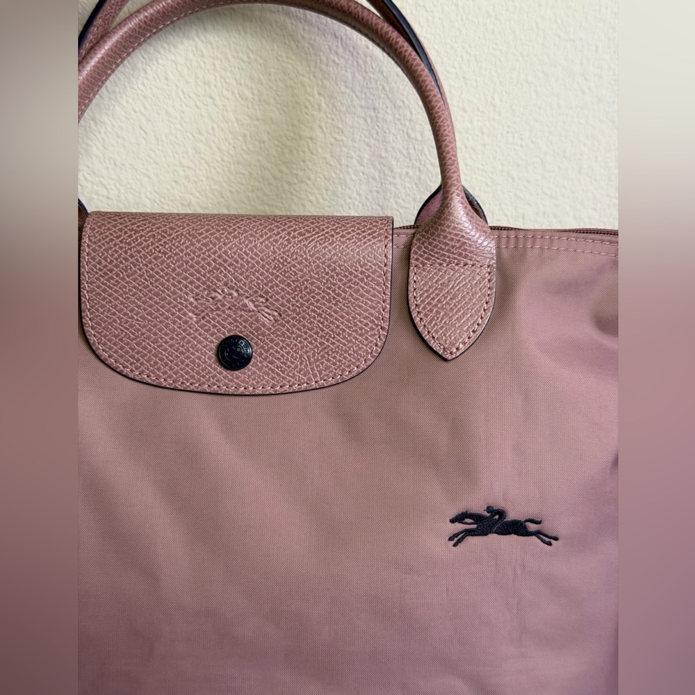 Longchamp Le Pliage Original Tote Bag Short Handles in Pink Tea - Picture 2 of 14